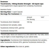 Doppelstärke Tocotrienole 100 mg 60 Gelkapseln