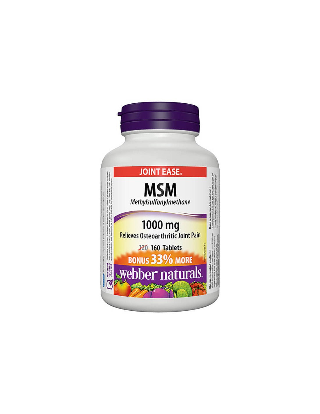 Gesunde Knochen, Gelenke und Muskeln – MSM, 160 Tabletten
