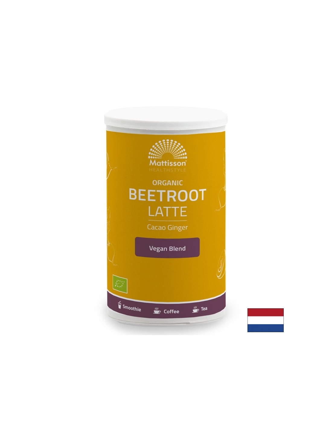 Bio-Ingwer-Rote-Bete-Latte, 160 g <tc>Mattisson Healthstyle</tc> Pulver