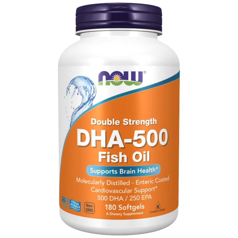 DHA - 500 Doppelfestigkeit - 180 Softgele