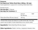 Volles Spektrum gelbe Dock Root 400 mg 60 Kapseln