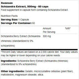 Schizandra -Extrakt 500 mg 60 Kapseln