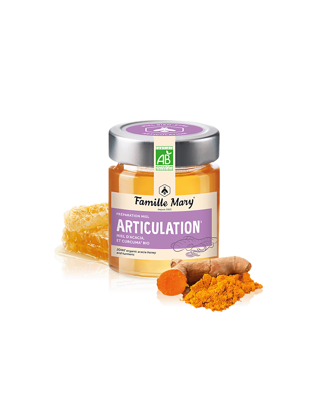 Bienenakazienhonig + Bio-Kurkuma, 170 g