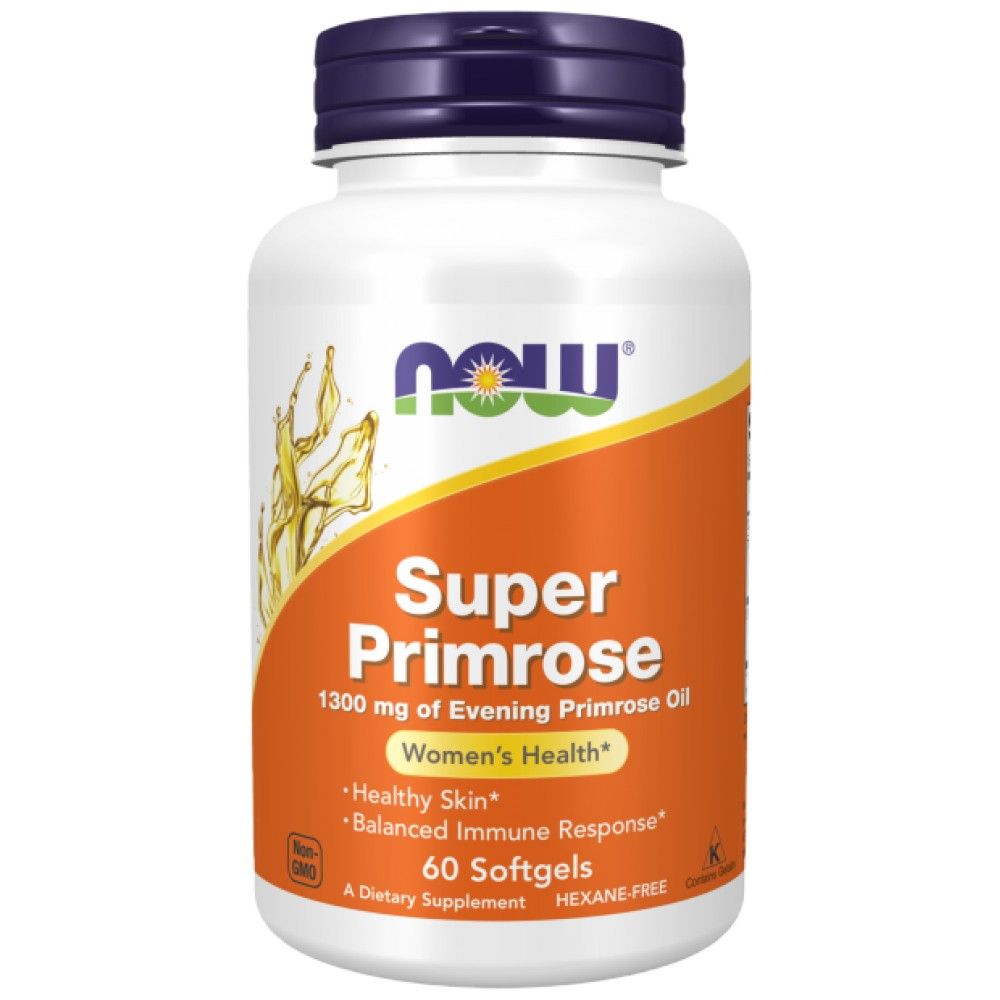 Super Primroseöl 1300 mg - 60 Gelkapseln