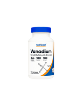 Diabetes, Herz-Kreislauf-Erkrankungen – Vanadium plus Chrom <tc>Nutricost</tc> 180 Kapseln