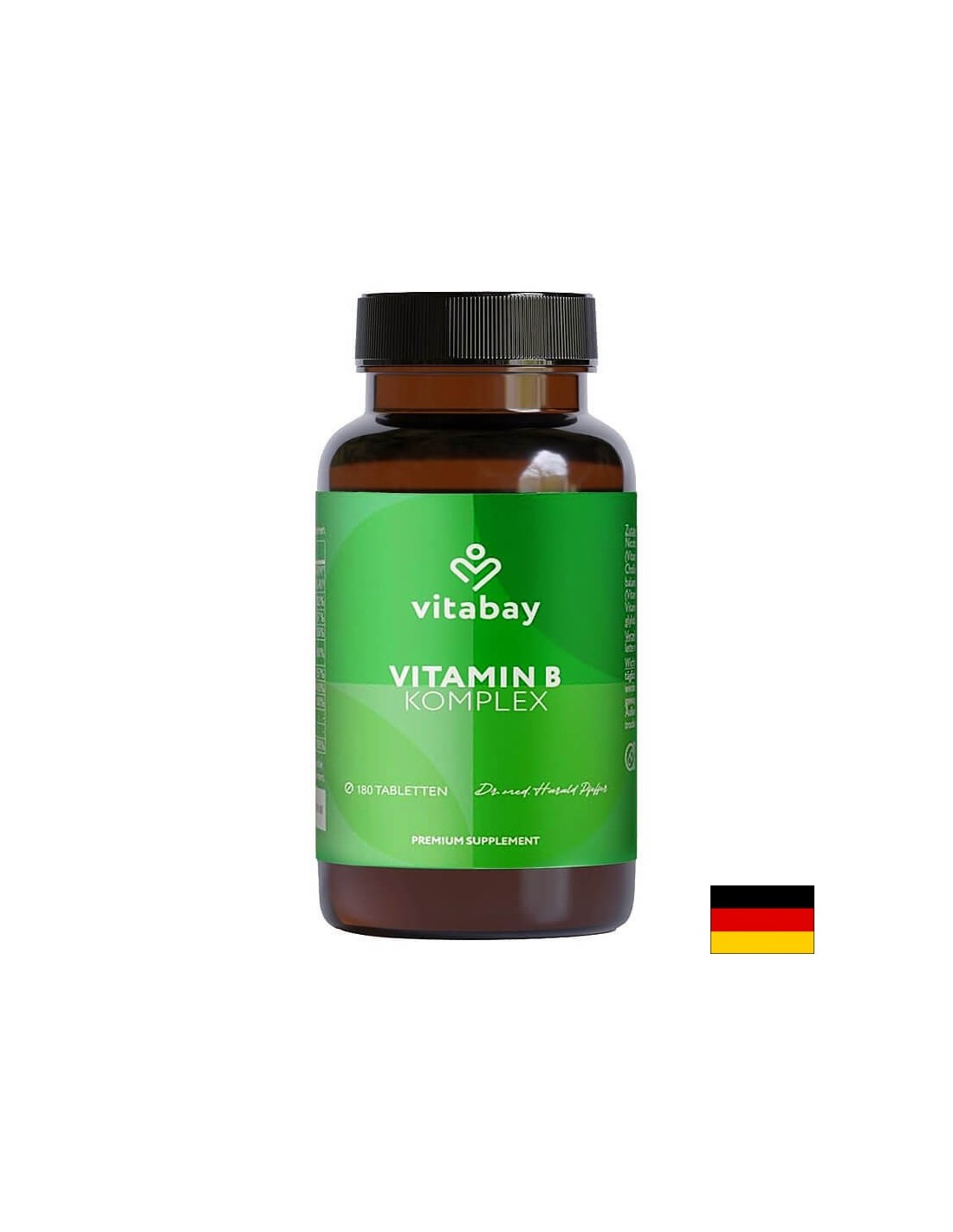 Nervensystem und Gehirnaktivität – Vitamin B-Komplex, 180 Tabletten