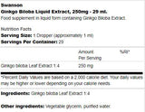 Ginkgo Biloba Flüssigkeitsextrakt 250 mg - 29 ml