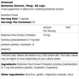 Butterbutterextrakt 75 mg 60 Kapseln