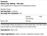 Neemblatt 500 mg 100 Kapseln