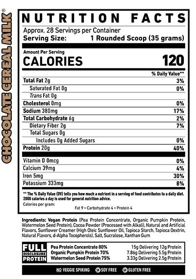 Veganer Protein | Matrix auf pflanzlicher Basis - 907 Gramm