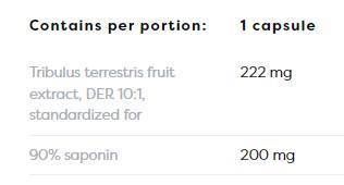 Tribulus terrestris 90% | 200 mg Saponine - 180 Kapseln