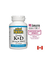 Vitamin K2 120 µg | D3 1000 IE – 120 Gelkapseln