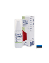 Vegane Vitamine K2 (25 µg) + D3 (1000 IE) – Herz- und Knochengesundheit, starkes Immunsystem, Mundspray, 30 ml, 200 Sprühstöße