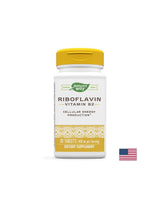 Vitamin B2 (Riboflavin) – Zellenergie, Tonus und Sehvermögen, 400 mg, 30 Tabletten