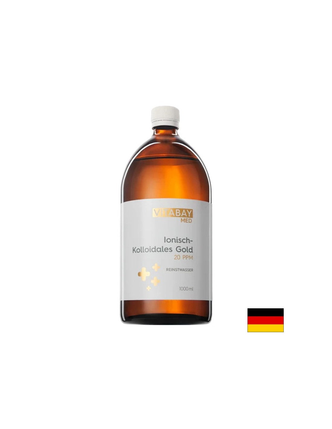 Anti-Aging – Kolloidales Gold 20 PPM (hochkonzentriert), 1000 ml