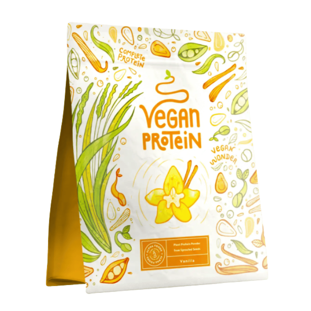 Veganes Protein (Vanille) + Enzymkomplex - (2 x 600 g)