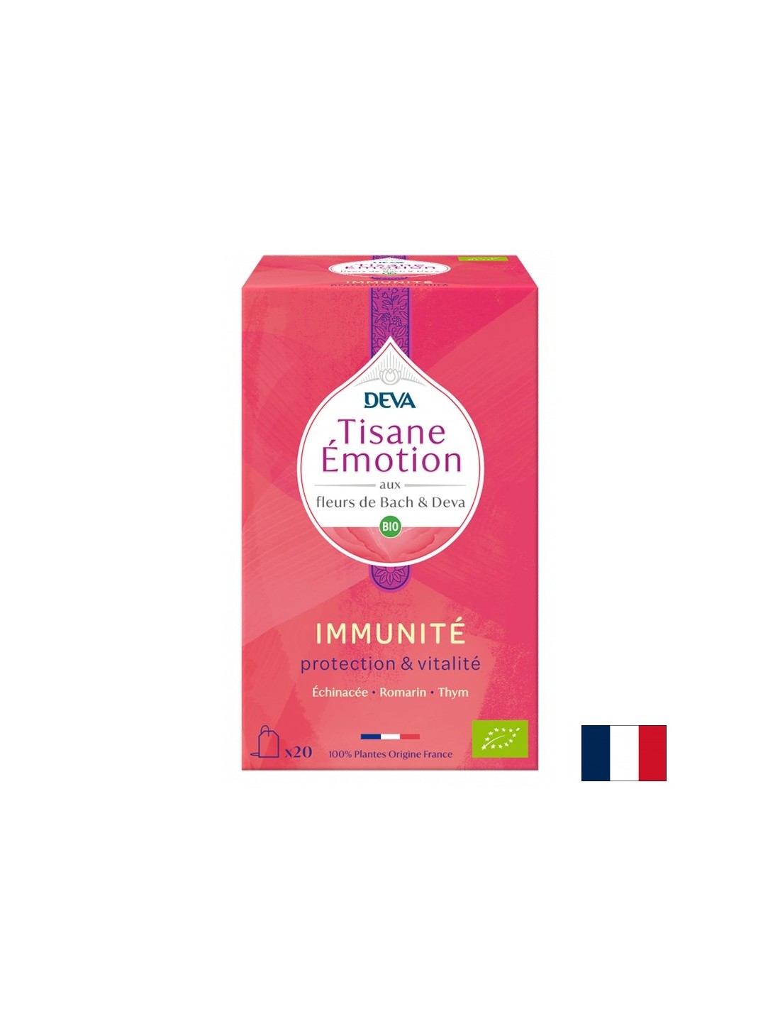 Kräutertee für die Immunität (mit Blütenelixieren nach der Methode von Dr. Bach), 20 Filterbeutel