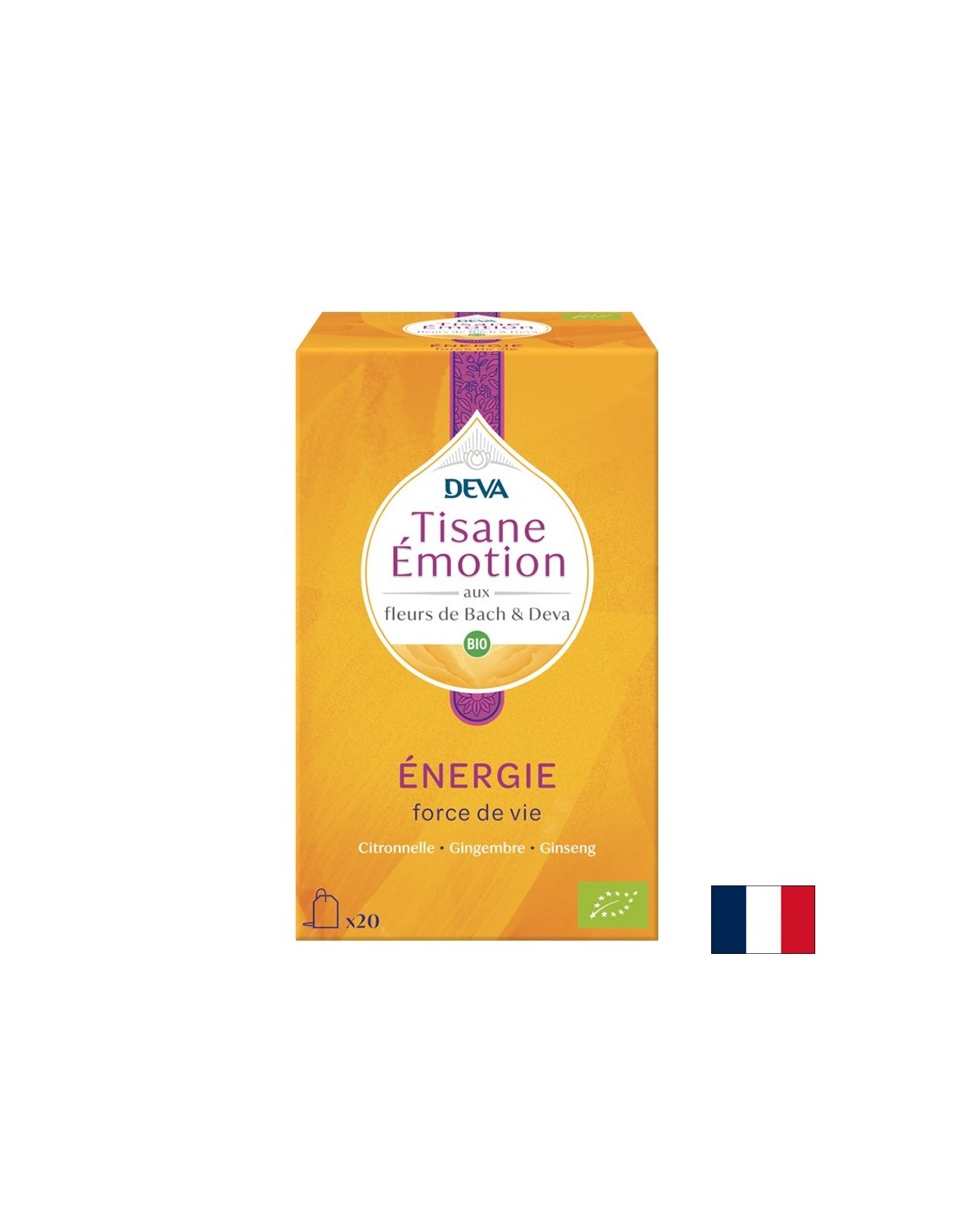 Kräutertee „Energy“ (mit Blütenelixieren nach Dr. Bachs Methode), 20 Filterbeutel