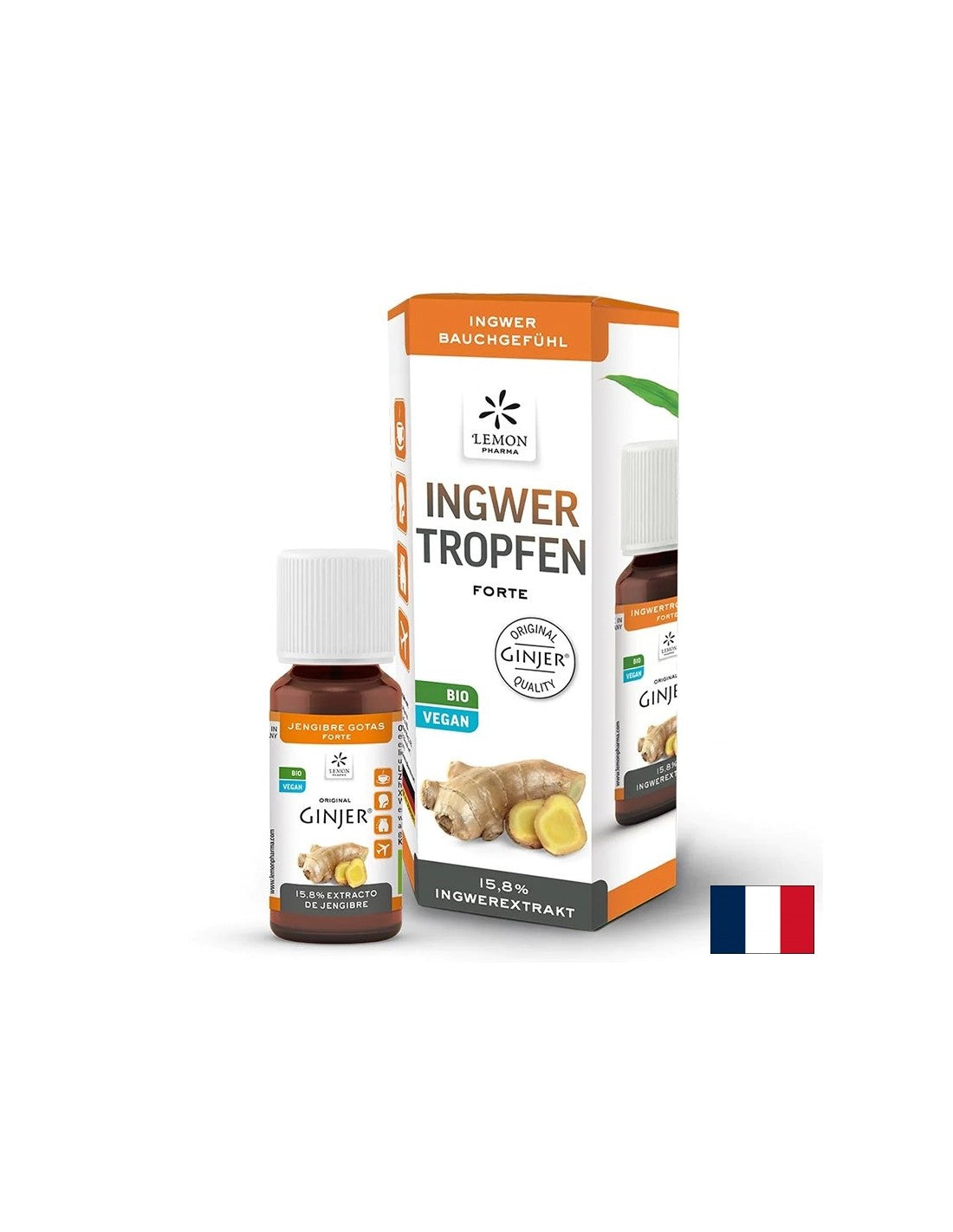 Bei Magenbeschwerden – Ginger Forte Tropfen 20 ml <tc>Lemon Pharma</tc>
