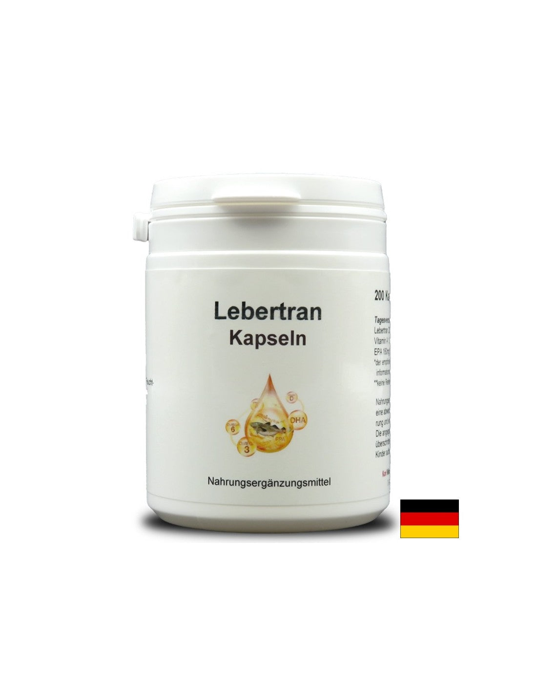 Lebertran, 200 Kapseln
