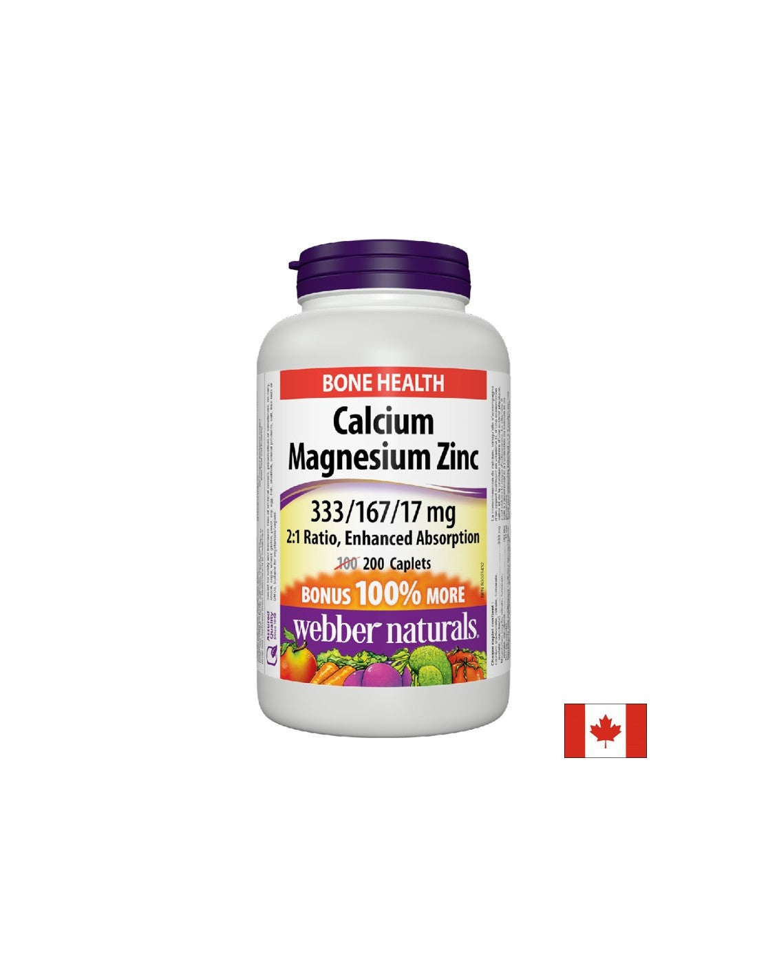 Kalzium, Magnesium, Zink/Kalzium, Magnesium und Zink x 200 Kapseln