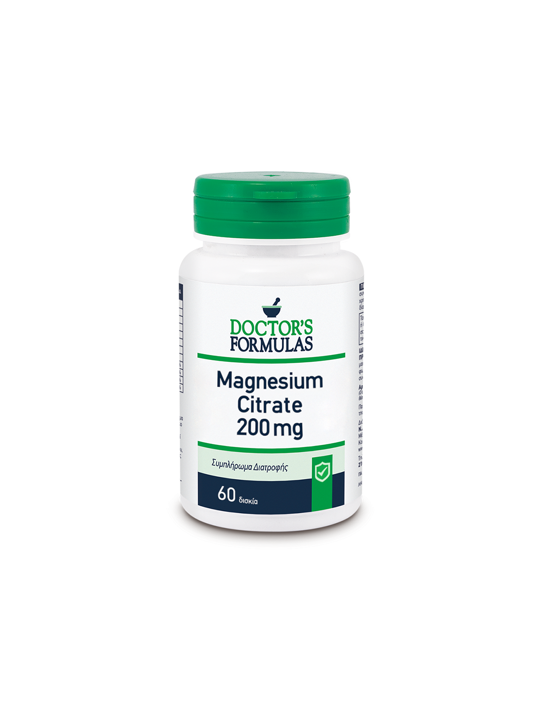 Magnesium (Citrat), 200 mg – Magnesiumcitrat, 60 Tabletten Doctor's Formulas