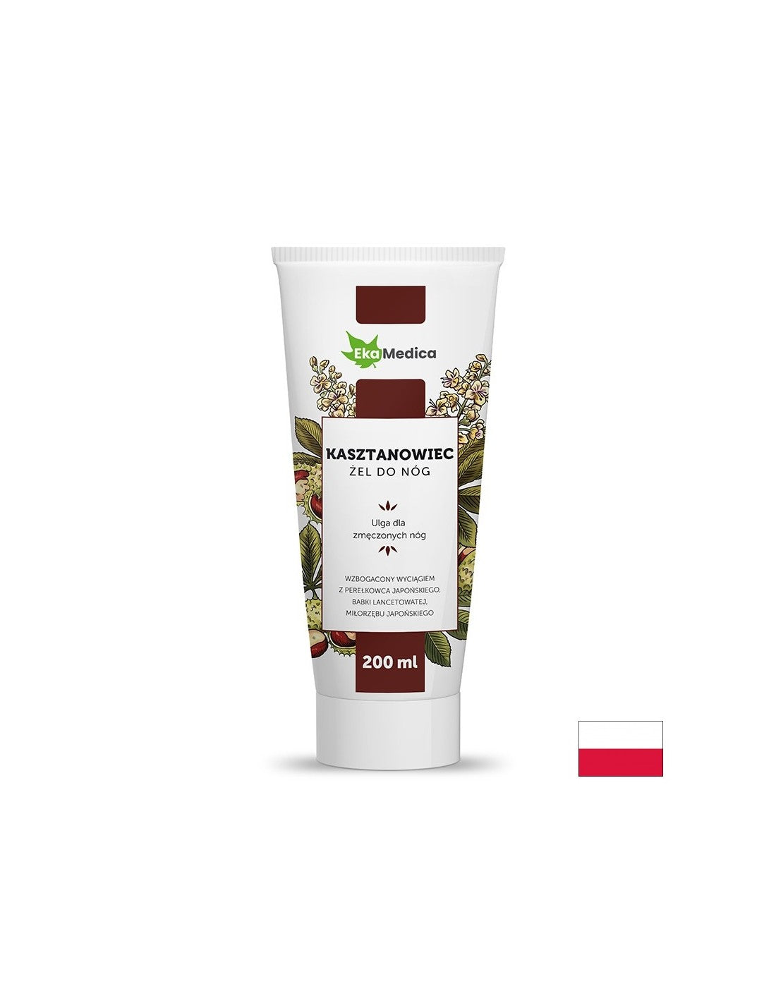 Fußmassagegel mit Rosskastanie, 200 ml EkaMedica