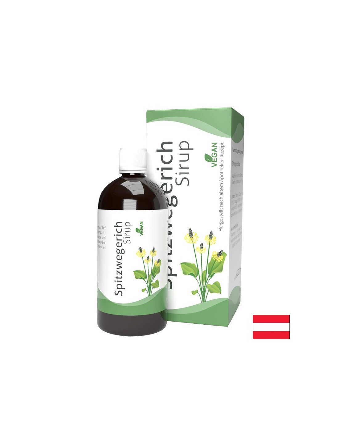 Bei Atemwegsbeschwerden - Schmalblättriger Wegerich, Sirup 200 ml