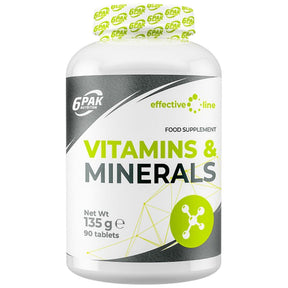 Effective Line Vitamins & Minerals [90 Tablets, 45 Doses] - Nutra Best Europe