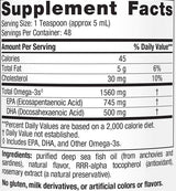 Omega -3 -Flüssigkeit 1560 mg - 237 ml
