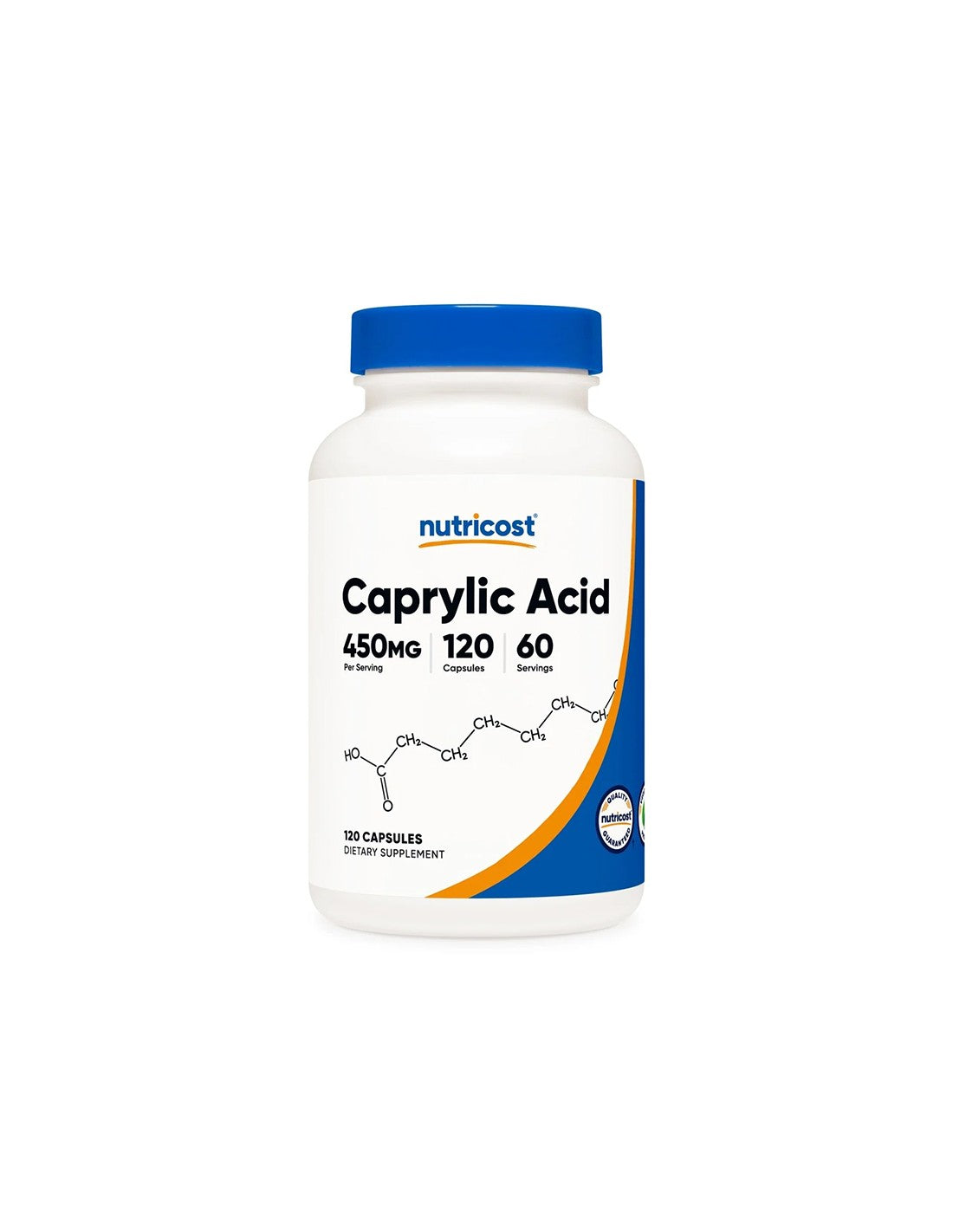 Energie und starke Immunität – Caprylsäure, 225 mg x 120 Kapseln