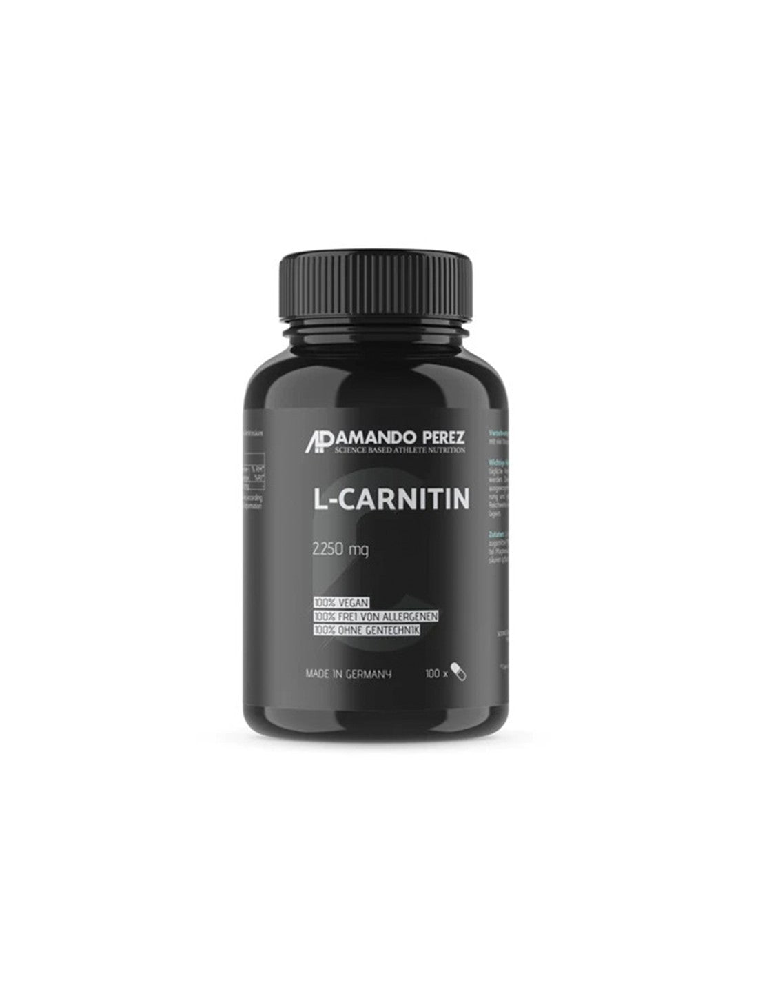 Fettverbrennung und Energie – L-Carnitin, 2250 mg x 100 vegane Kapseln
