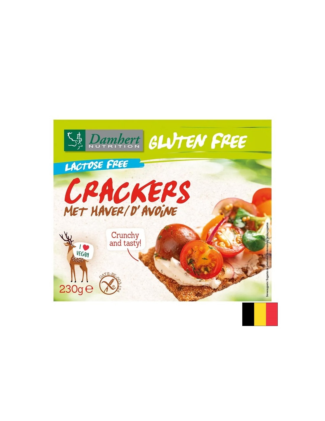 Hafercracker (gluten- und laktosefrei), 230 g