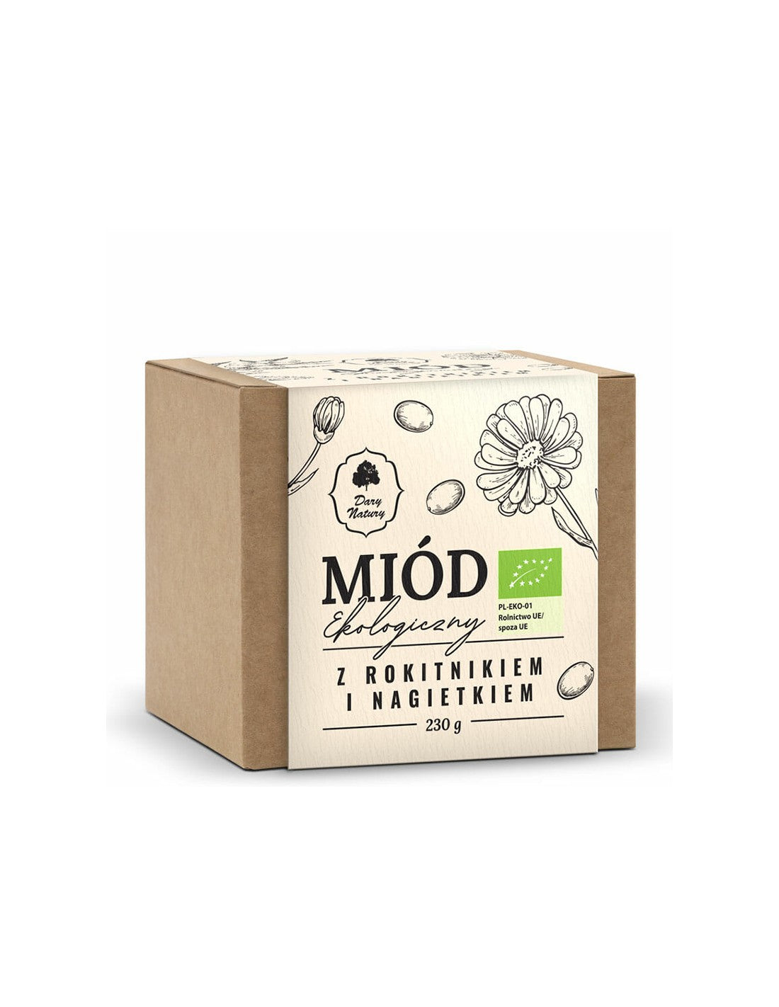 Bienenhonig mit Sanddornfrucht und Ringelblume Bio, 230 g