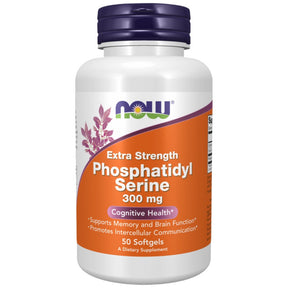Phosphatidyl Serine 300 mg | Extra Strength - 50 Softgels - Nutra Best Europe