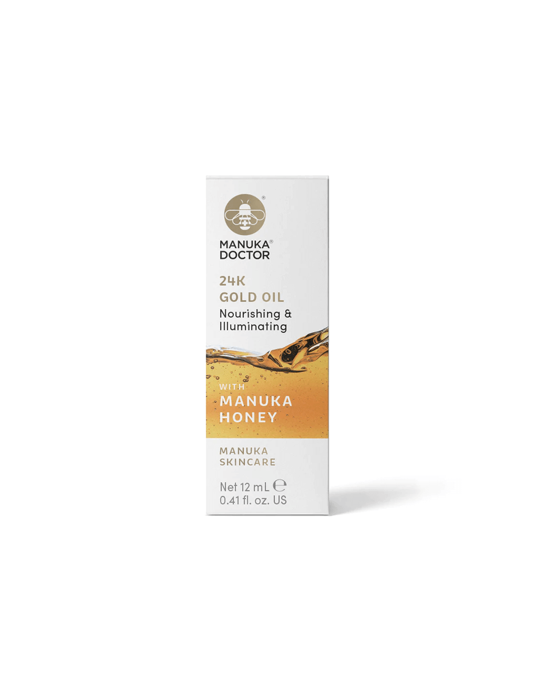24K Gold Oil with Manuka Honey – Gesichtsöl mit 24K Gold und Manukahonig, 12 ml