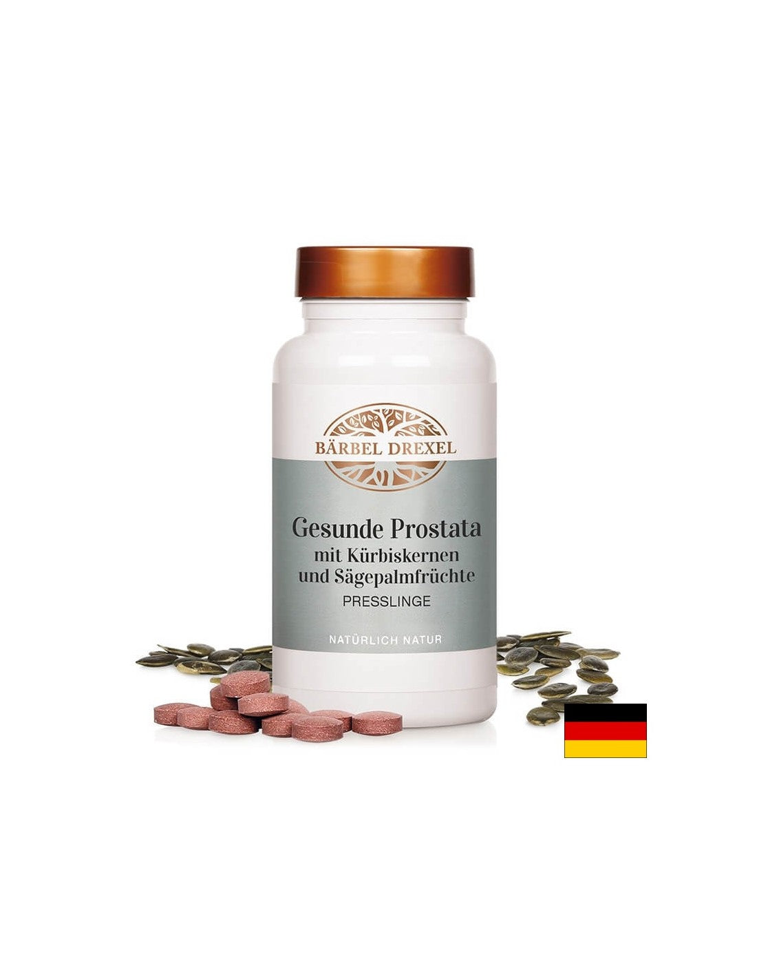 Gesunde Prostata – Kräuterformel mit Kürbis und Leinsamen, 240 Tabletten <tc>Bärbel Drexel</tc>
