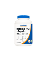 Verdauung - Betainhydrochlorid + Pepsin, 240 <tc>Nutricost</tc> Kapseln