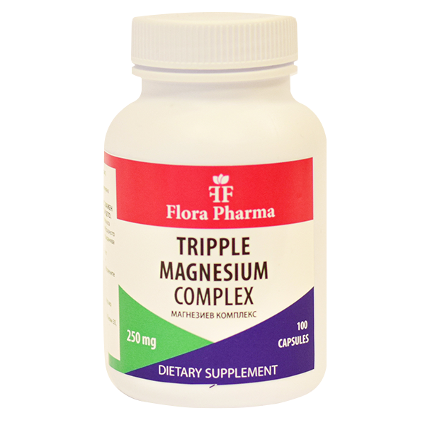 MAGNESIUMKOMPLEX 250 mg /100 Kapseln, 100 Dosen/ FLORA FARMA