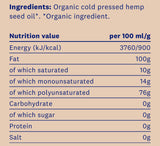 ÖKO-Hanfsamenöl 250 ml. /100 % natürlich, biologisch und organisch/
