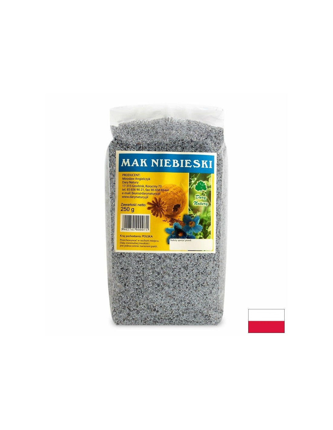 Blauer Mohn (Samen), 250 g <tc>Dary Natury</tc>
