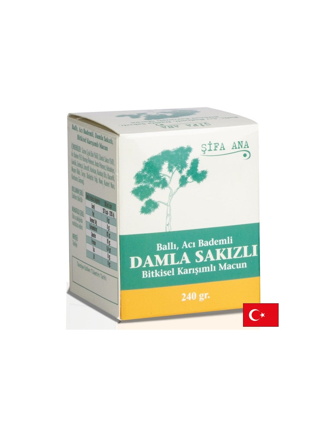Kräuterpaste mit Honig, Bittermandel und Mastixöl – für eine gute Verdauung, 250 g