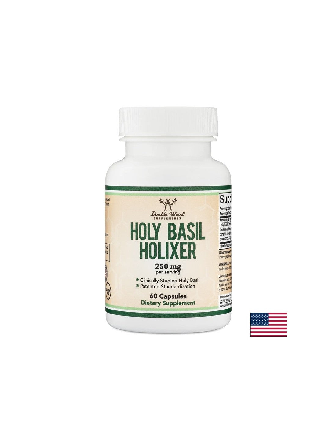 Heiliges Basilikum – gegen Stress und schlechte Laune, 250 mg, 60 Kapseln