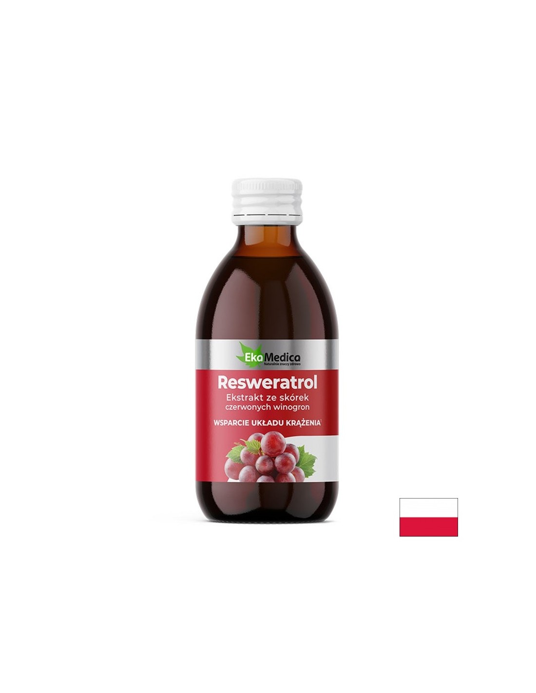 Roter Traubensaft mit Resveratrol – Herzstärkungsmittel und Antioxidans, 250 ml, 25 Dosen