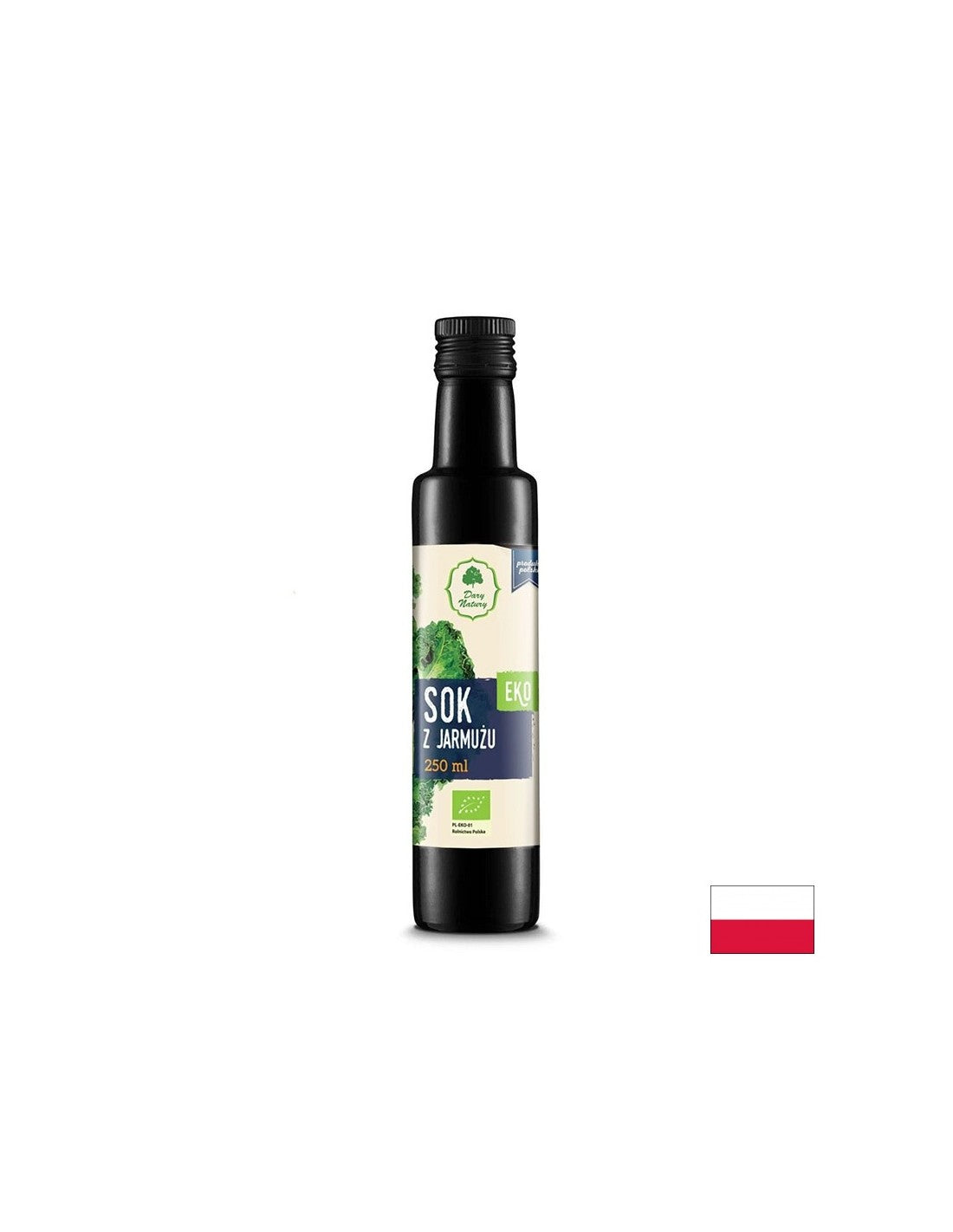 Bio-Grünkohlsaft - Herz- und Stoffwechselgesundheit - Zur Getränkebeigabe, 250 ml