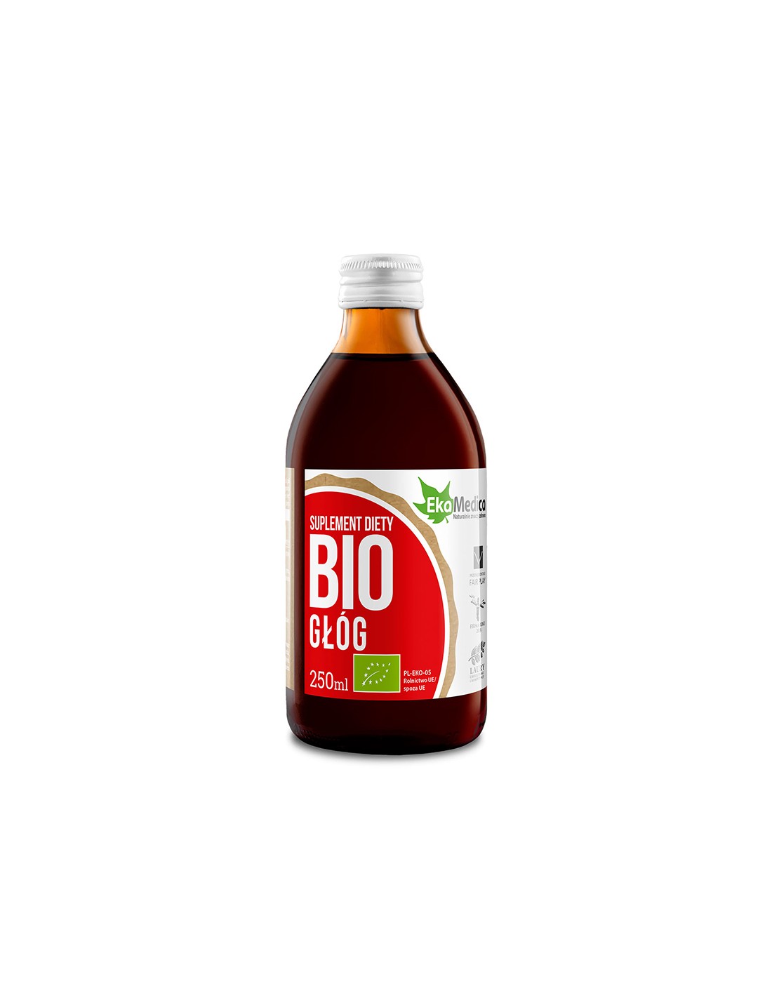 Herz und Nervensystem – Weißdorn BIO, Sirup 250 ml EkaMedica