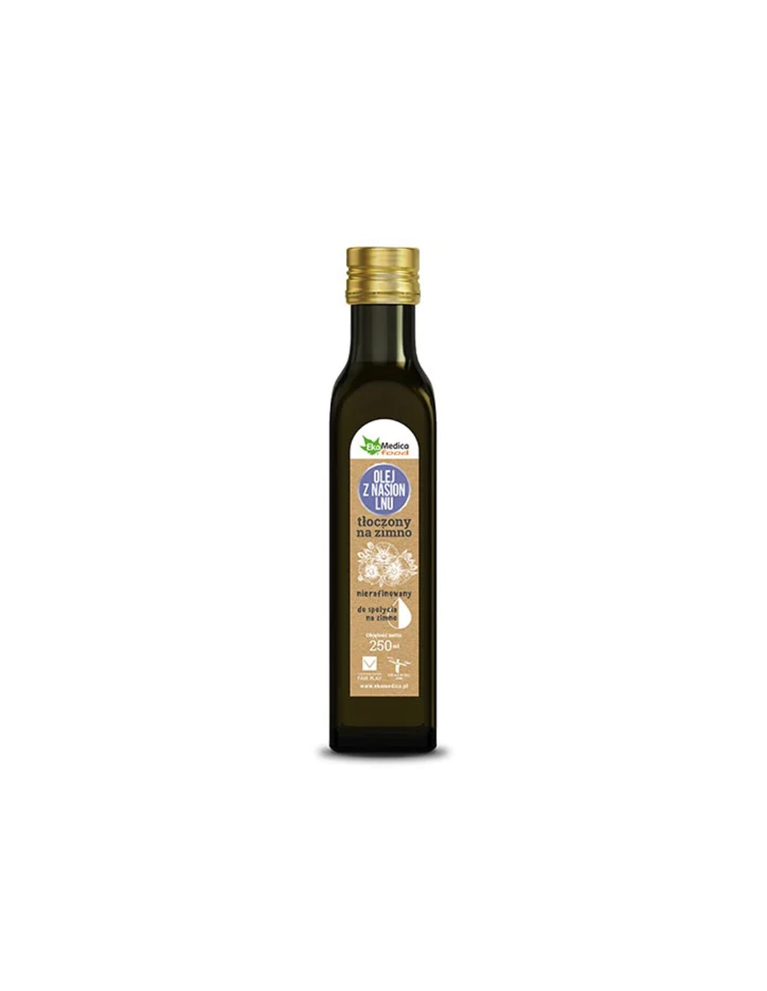 Kaltgepresstes Leinöl + Vitamin E, 250 ml