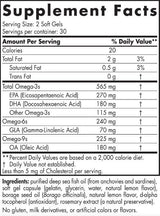 Komplette Omega 565 mg - 120 Softgele
