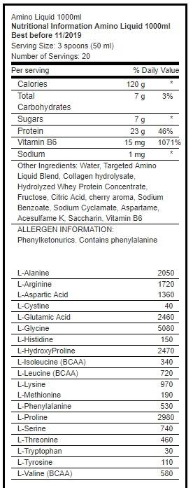 Aminoflüssigkeit 1000 ml - 1000 ml