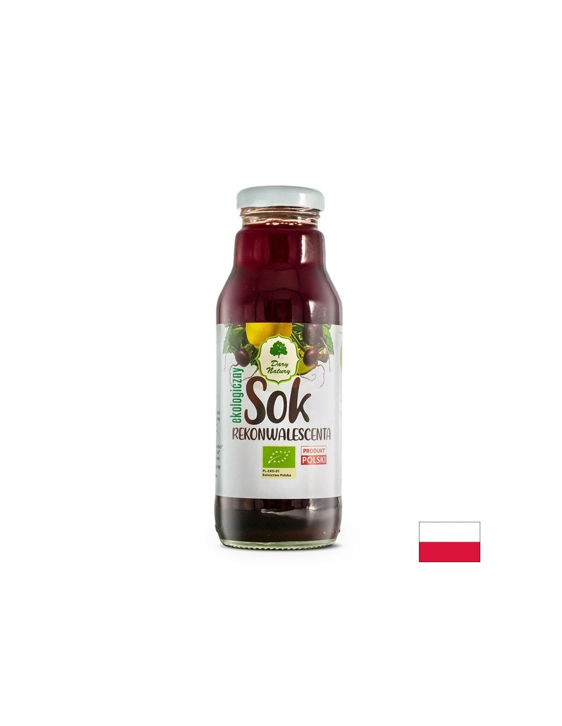 Bio-Saft – Vitamincocktail – Rote Bete, Quitte, Brennnessel, Petersilie, Ingwer, Honig, 270 ml <tc>Dary Natury</tc>